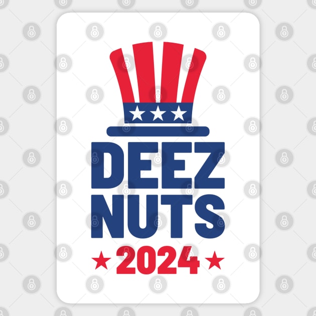 Deez Nuts 2024 For President Sticker by MIKOLTN